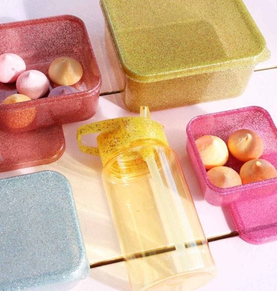 Lunch & Snackbox Set Gold Blush  ★ A Little Lovely Company